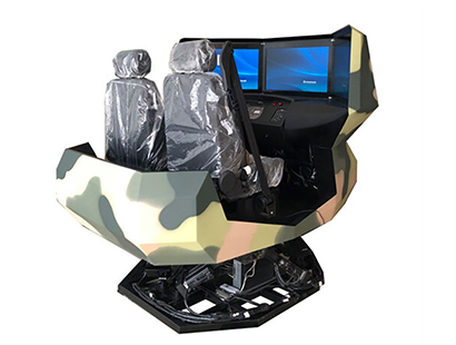 ZG-DGS6型双人座动感汽车驾驶模拟器（六自由度平台）